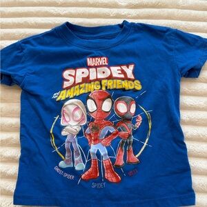 Marvel Spidey and Friends Blue Tee